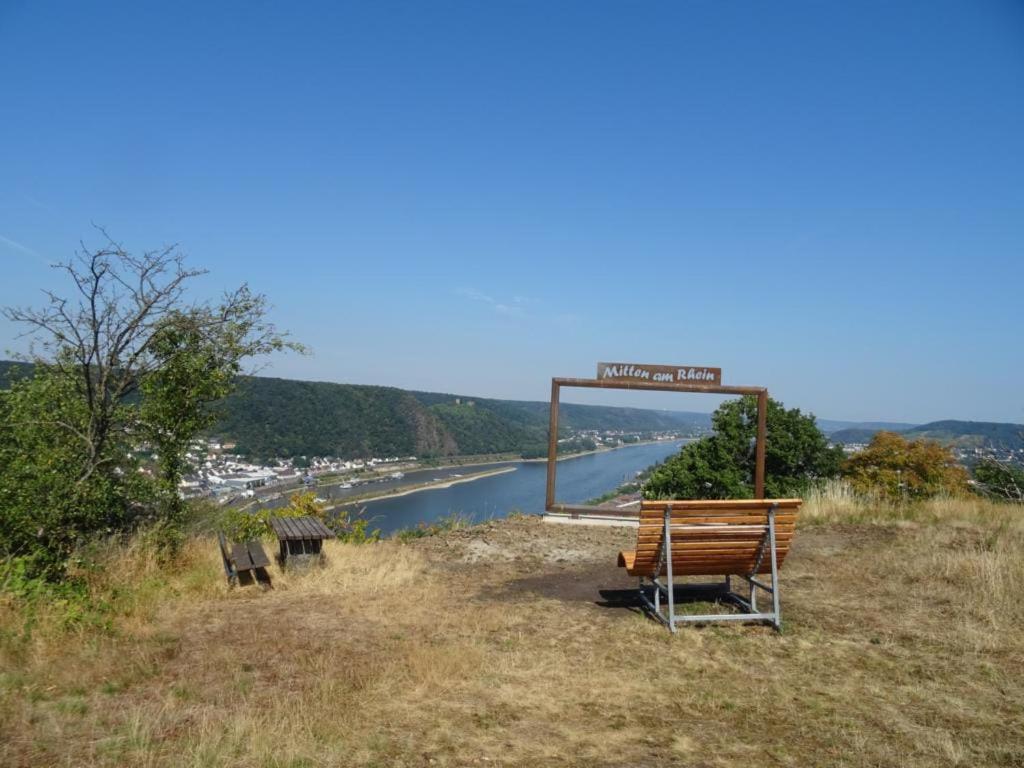 Ferienwohnung Neli Am Rhein Rheinbrohl Exteriör bild